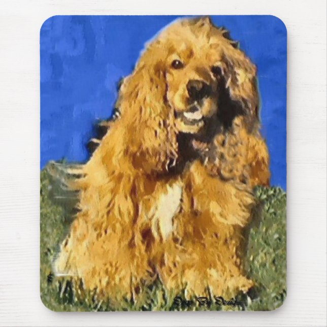 Cocker Spanel Gifts Mousepad (Vorne)