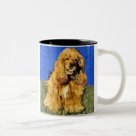 Cocker Spanel Gifts Zweifarbige Tasse