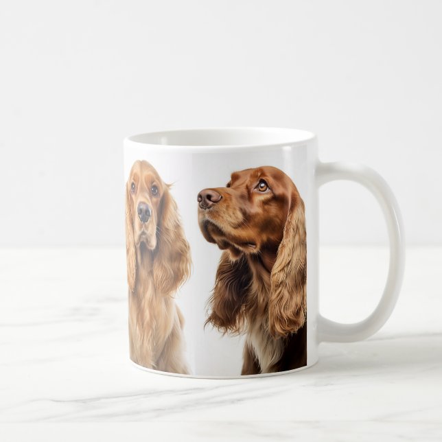Cocker Spanel liebt Tasse (Rechts)