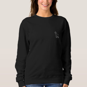 Cocker Spanel Minimalistischer Hund Sweatshirt