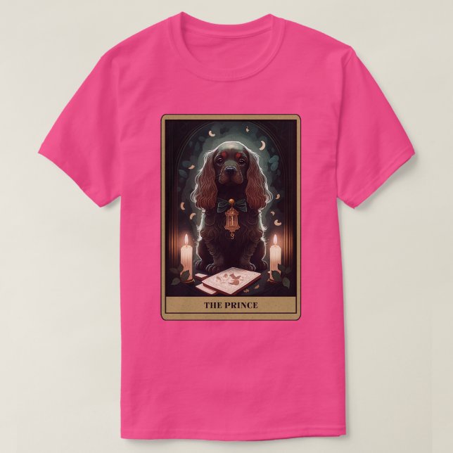 Cocker Spanel Tarot T-Shirt (Design vorne)