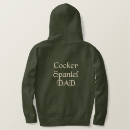 Cocker Spanel VATER Geschenke Bestickter Hoodie