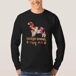 Cocker Spanel Whisperer Blume Dog T-Shirt