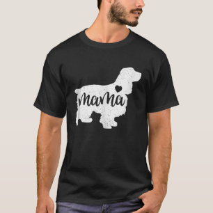 Cocker Spanelmütter Day Mama Hund Mama Paw Lover T-Shirt