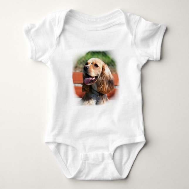 Cocker spaniel-Baby Baby Strampler (Vorderseite)