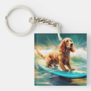 Cocker Spaniel Beach Surf Peinture