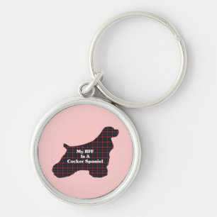 Cocker Spaniel BESTE FREUNDIN Schlüsselanhänger