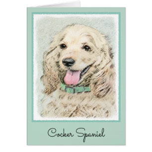 Cocker Spaniel Buff Peinture - Art Chien original