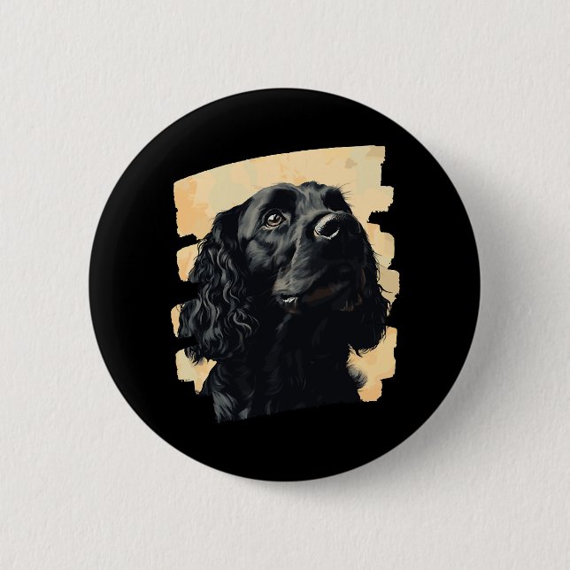Cocker Spaniel Button (Vorderseite)