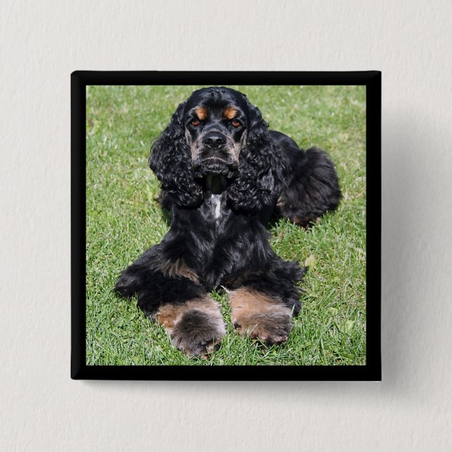 Cocker Spaniel Button (Vorderseite)