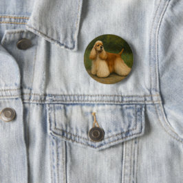 Cocker Spaniel Button