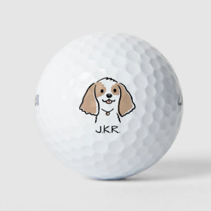Cocker Spaniel Cartoon Dog Golfball