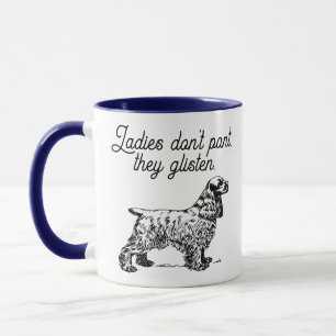 Cocker Spaniel Cartoon mit Funny Pet Joke Tasse