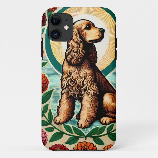 Cocker Spaniel Case-Mate iPhone Hülle (Rückseite)