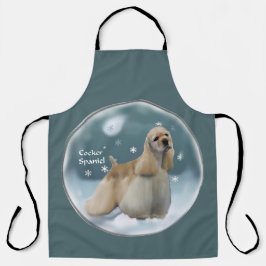 Cocker Spaniel Christmas Schürze