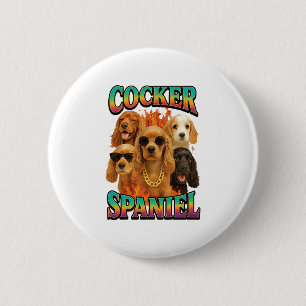 Cocker Spaniel Copy Button