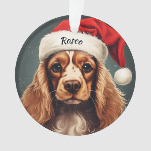 Cocker Spaniel Custom Christmas Orament