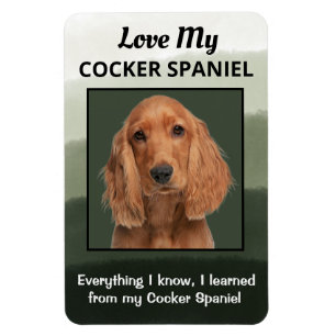 Cocker Spaniel Custom Kühlschrank Magnet