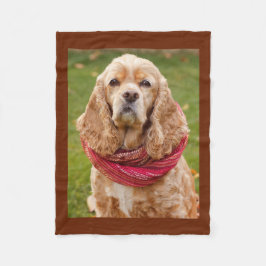 Cocker spaniel-Decke Fleecedecke