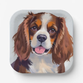Cocker Spaniel | Dog Painting Pet Pappteller