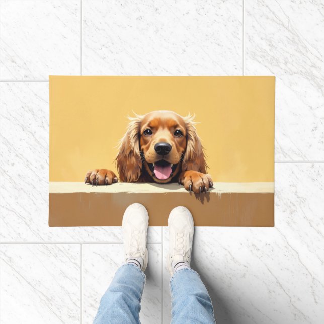 Cocker Spaniel Doormat Art Fußmatte (Indoor)