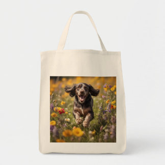 Cocker Spaniel Elegant Grocero Tragetasche