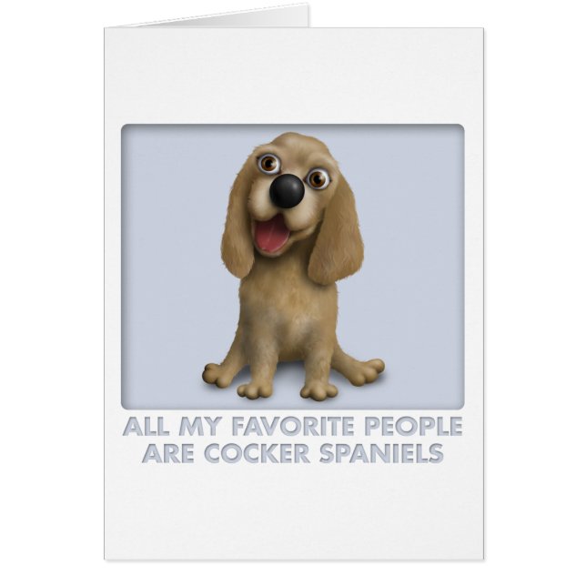 Cocker Spaniel Favorite (Vorne)