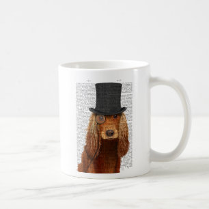 Cocker Spaniel, Festhund und Hut Kaffeetasse