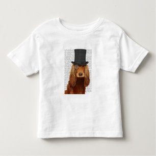 Cocker Spaniel, Festhund und Hut Kleinkind T-shirt