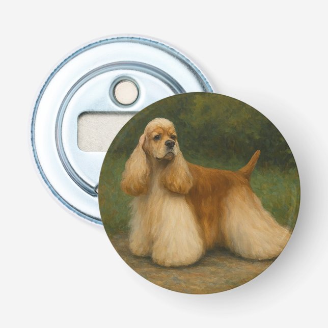 Cocker Spaniel Flaschenöffner (Vorderseite)