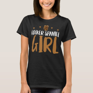 Cocker Spaniel Girl Funny Cocker Spaniel Besitzer  T-Shirt