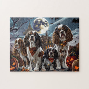 Cocker Spaniel Halloween Gruselig