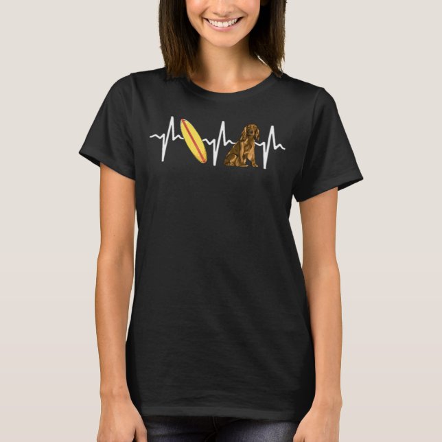 Cocker Spaniel Heartbeat Dog T-Shirt (Vorderseite)