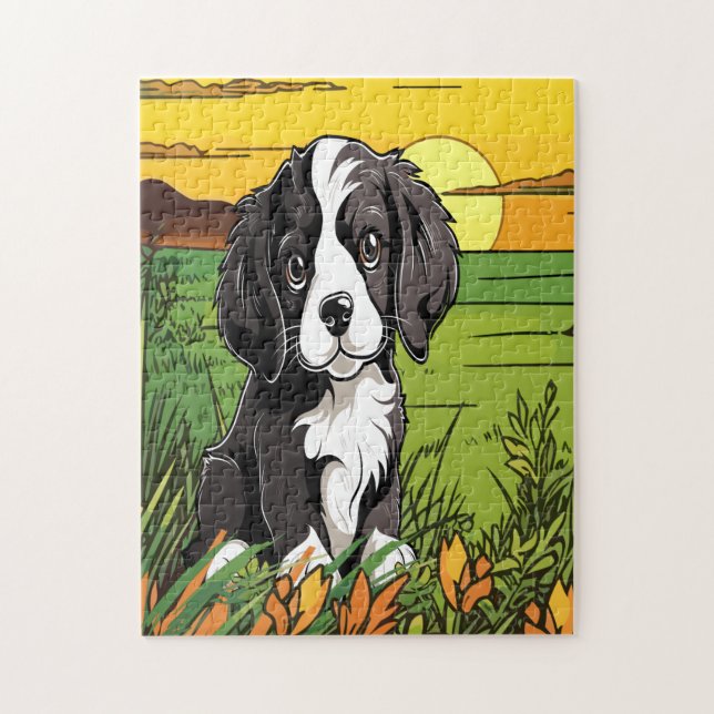 Cocker Spaniel Hund (Vertikal)