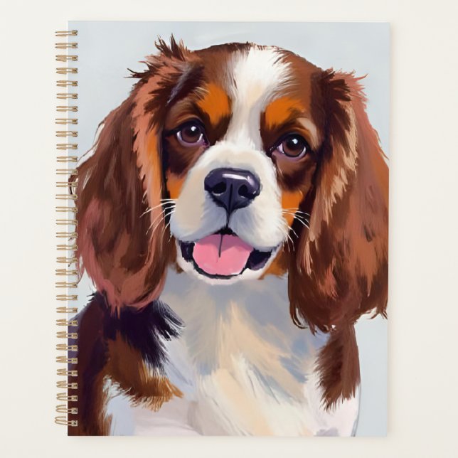 Cocker Spaniel | Hund Haustier Malerei Planer (Vorderseite)