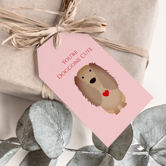 Cocker Spaniel Hund Valentine, Valentinstag Geschenkanhänger (Von Creator hochgeladen)