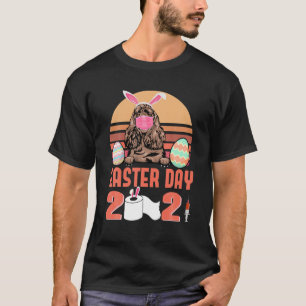 Cocker Spaniel Hunde Gesicht Maske Bunny Egg Oster T-Shirt
