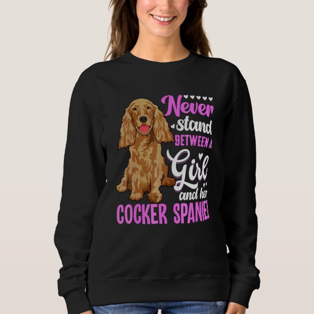 Cocker Spaniel-Hundeoutfit  Cocker Spaniel 2 Sweatshirt (Vorderseite)