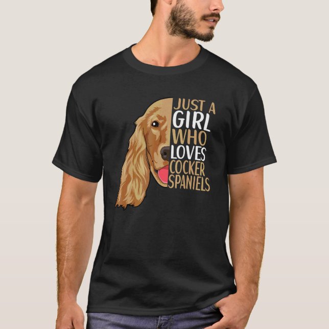 Cocker Spaniel Hundeoutfit  Cocker Spaniel 4 T-Shirt (Vorderseite)