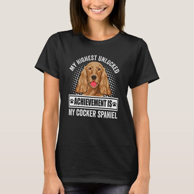 Cocker Spaniel Hundeoutfit  Cocker Spaniel T-Shirt (Vorderseite)