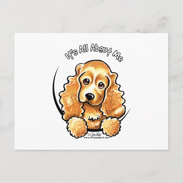 Cocker Spaniel IAAM Postkarte (Vorderseite)