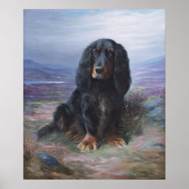 Cocker Spaniel im Hochland von Lilian Cheviot Poster