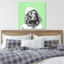 Cocker Spaniel in Rain Coat (Moegi)