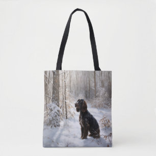Cocker Spaniel Lass es schneien Weihnachten Tasche