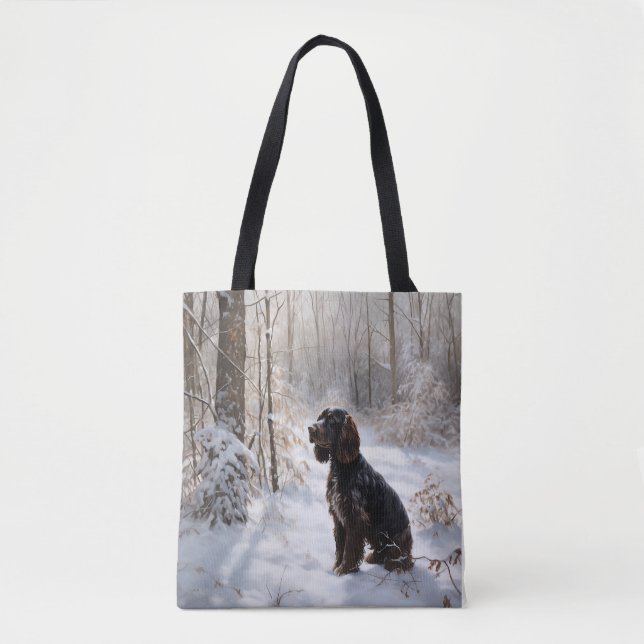 Cocker Spaniel Let It Snow Weihnachten Tasche (Vorderseite)