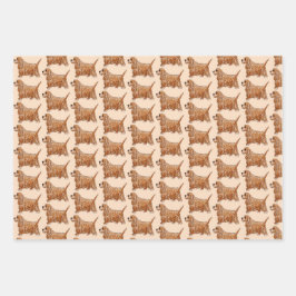 Cocker Spaniel Liebhaber Geschenkpapier Set