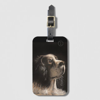 cocker spaniel luggage tag gepäckanhänger