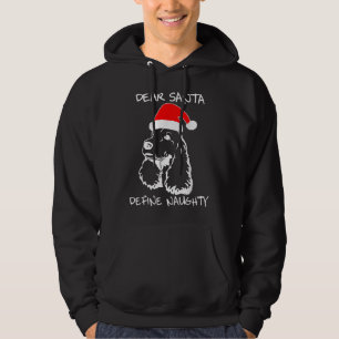 Cocker Spaniel lustige hässliche Weihnachtsgeschen Hoodie