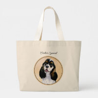 Cocker Spaniel Malerei Parti Tan Original Dog Art