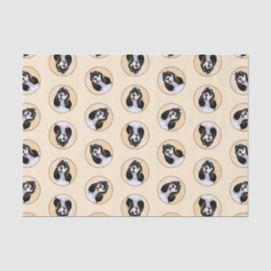 Cocker Spaniel Malerei Parti Tan Original Dog Art Seidenpapier